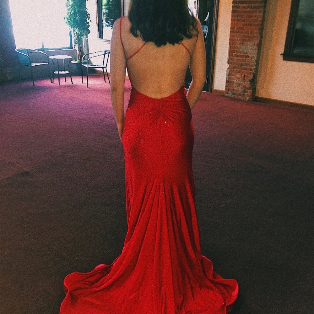 Sherri Hill Backless Dress